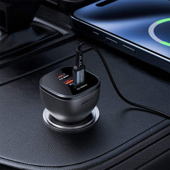 Acefast B14 Car Charger 165W PD 3.1 (2xUSB-C + 1xUSB-A)