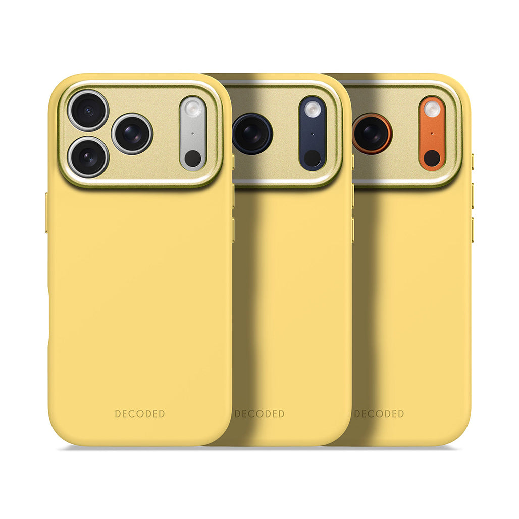 Decoded Silicone Case For iPhone 17 Pro - Yuma Yellow