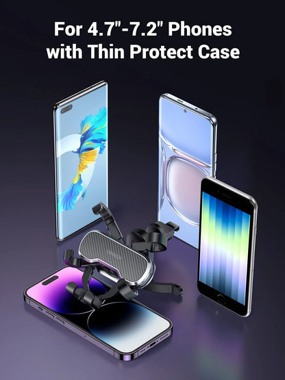UGREEN Retractable Air Vent Gravity Cell Phone Holder Cradle with Hook - 80871