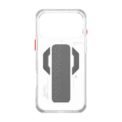 Skinarma HAXA Mag-Charge with Grip-Stand for iPhone 17 Pro / 17 Pro Max - Clear