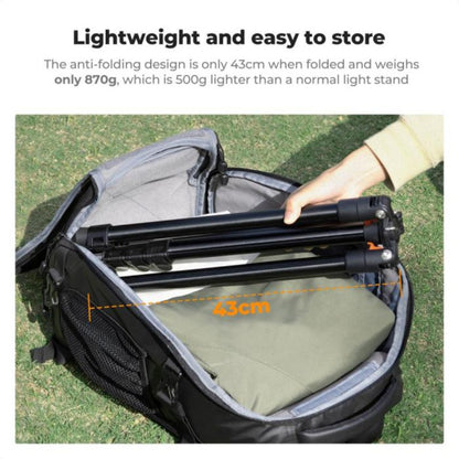 K&F Foldable Light Stands - 2.0m