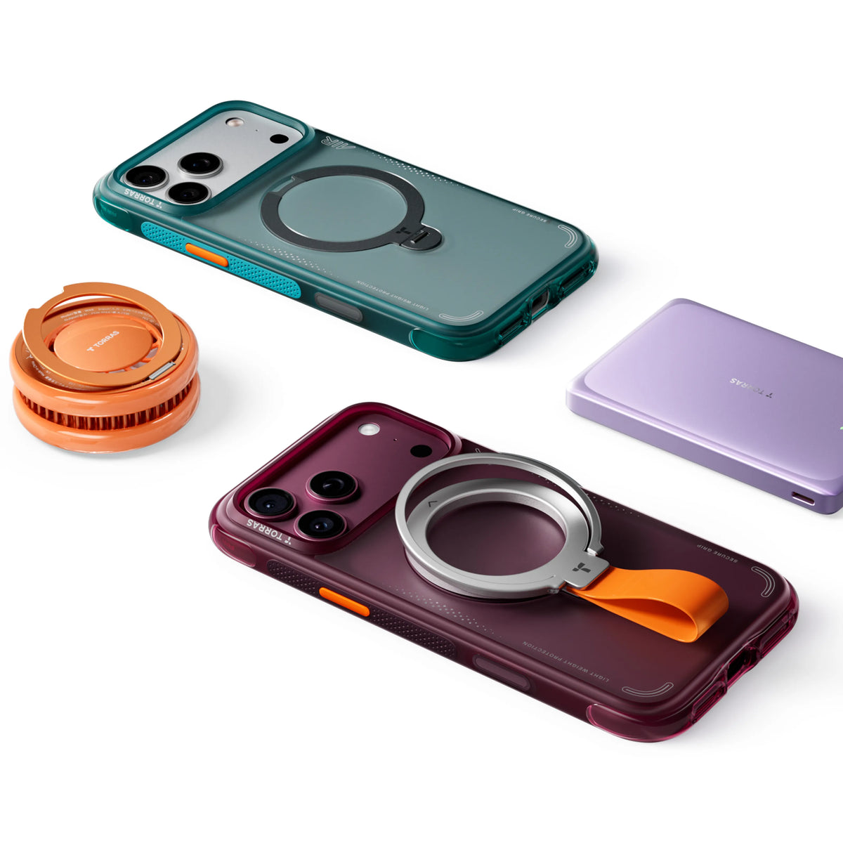 Torras Ostand Q3 Air for iPhone 18 Pro/18 Pro Max - Cosmic Purple