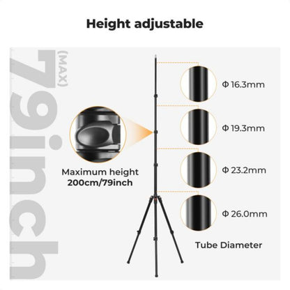 K&F Foldable Light Stands - 2.0m