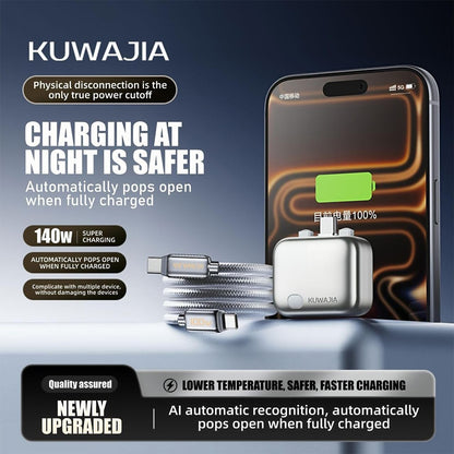 Kuwajia 140W Smart Charger Adapter Auto Power Disconnector Guard - KH-51