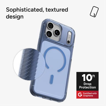 Zagg Luxe Snap For iPhone 18 Pro/18 Pro Max and iPhone 17 Pro/17 Pro Max - Blue Aurora Tinted