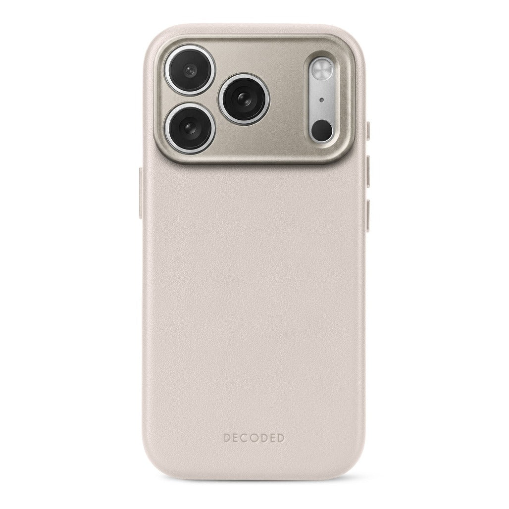 Decoded Leather Case - Taupe - iPhone 18 Pro/18 Pro Max