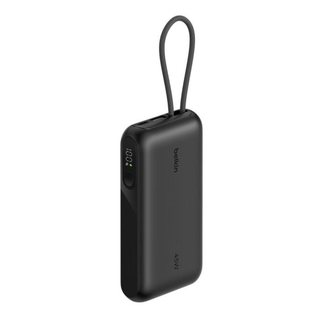 Belkin Power Bank 10K with Integrated Cable and Display