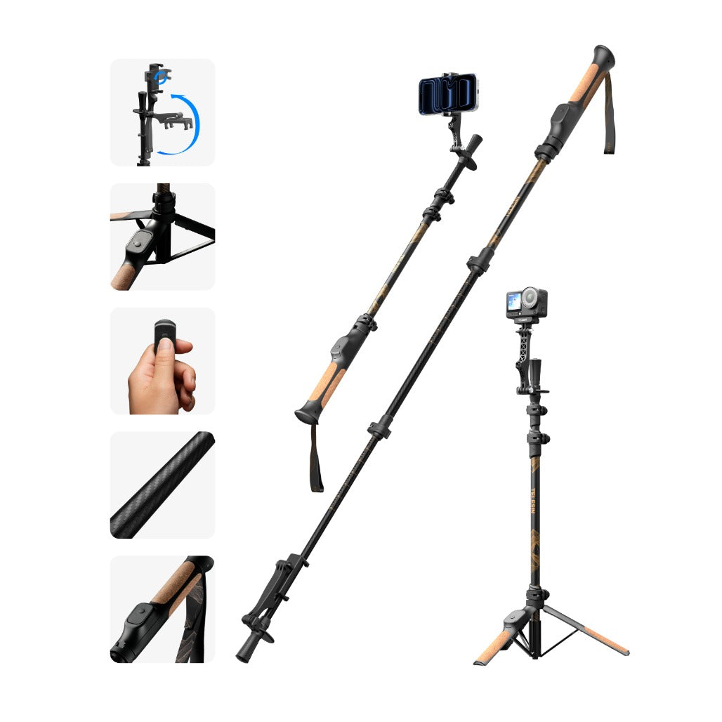 Telesin TrekShot Selfie Stick