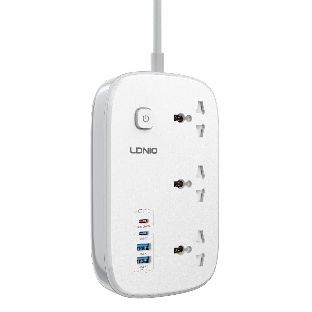 LDNIO Sc6 45W GaN Power Strip with Fast Charge Support