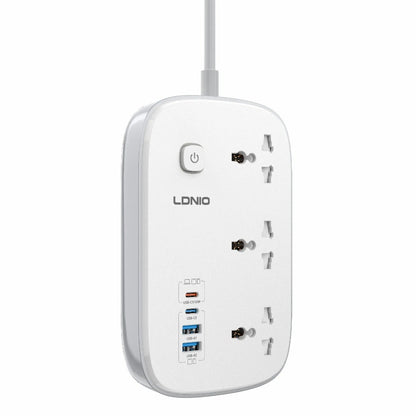 LDNIO Sc6 45W GaN Power Strip with Fast Charge Support