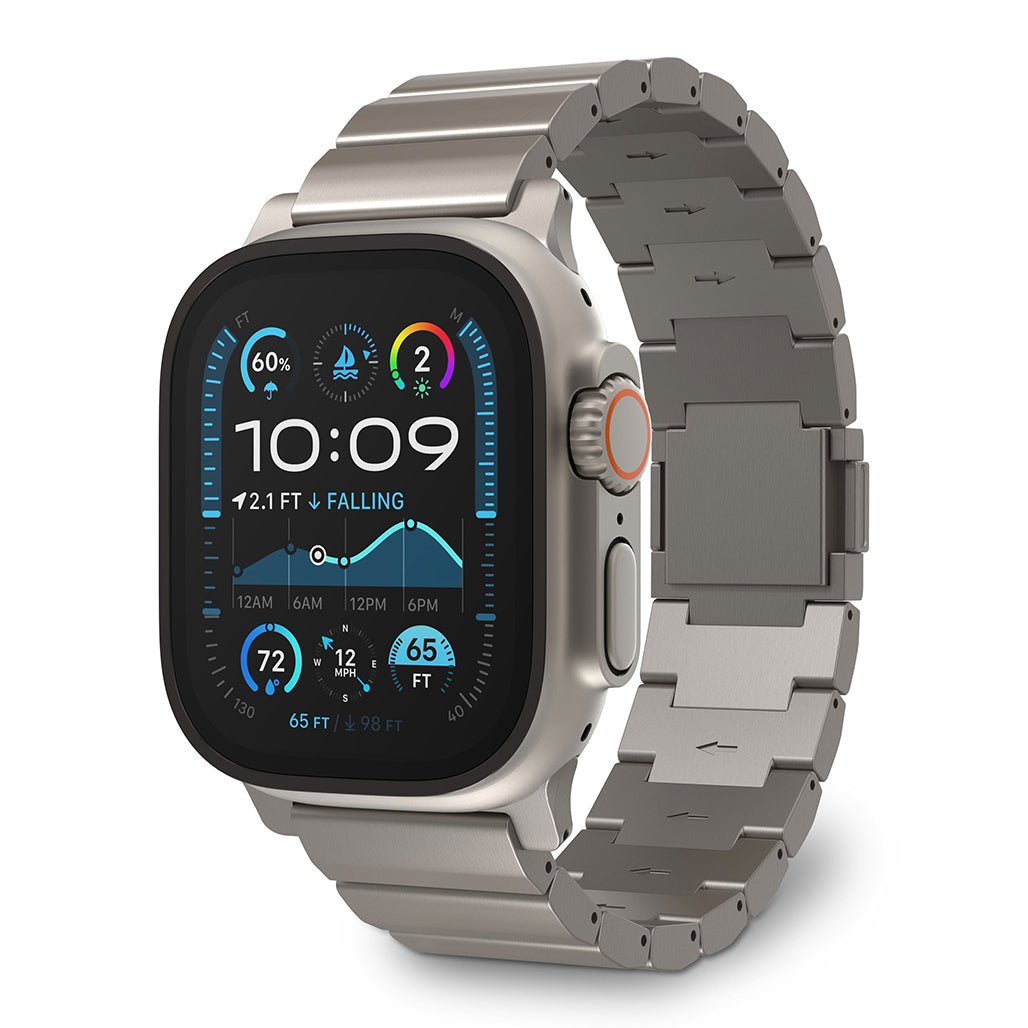 Decoded Black Titanium Watch Band for Apple Watch Ultra 1, 2 & 3 – Magnetic Metal Link Bracelet
