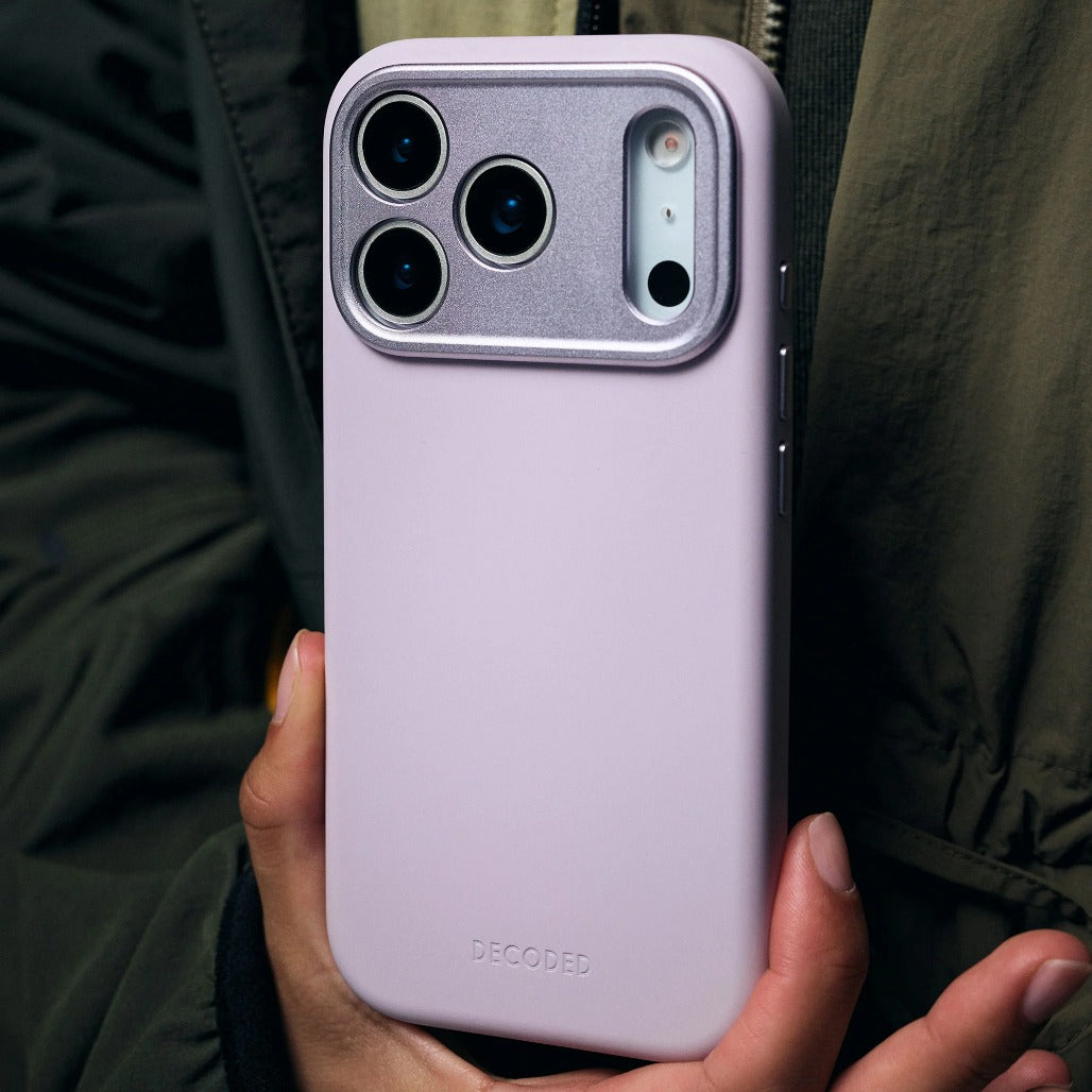 Decoded AntiMicrobial Silicone Case | Lavender | iPhone 17 Pro