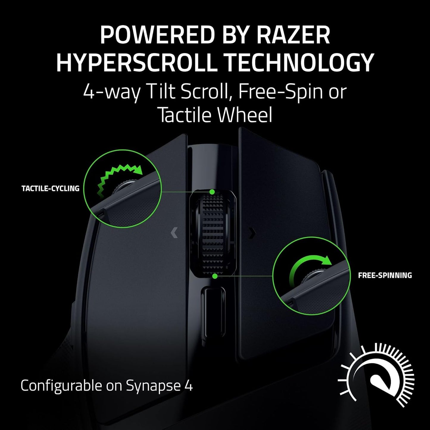 Razer Basilisk Mobile- Portable Ergonomic Wireless Gaming Mouse