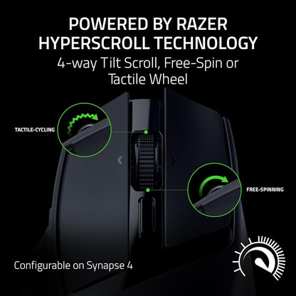 Razer Basilisk Mobile- Portable Ergonomic Wireless Gaming Mouse