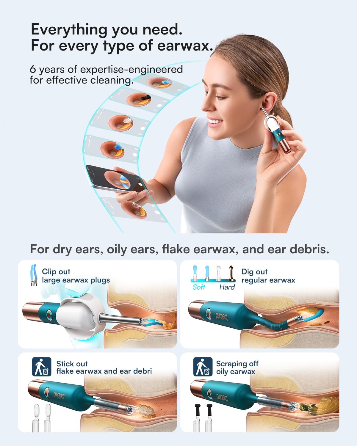 Bebird EarSight Ultra - 2K Smart Visual Ear Cleaner