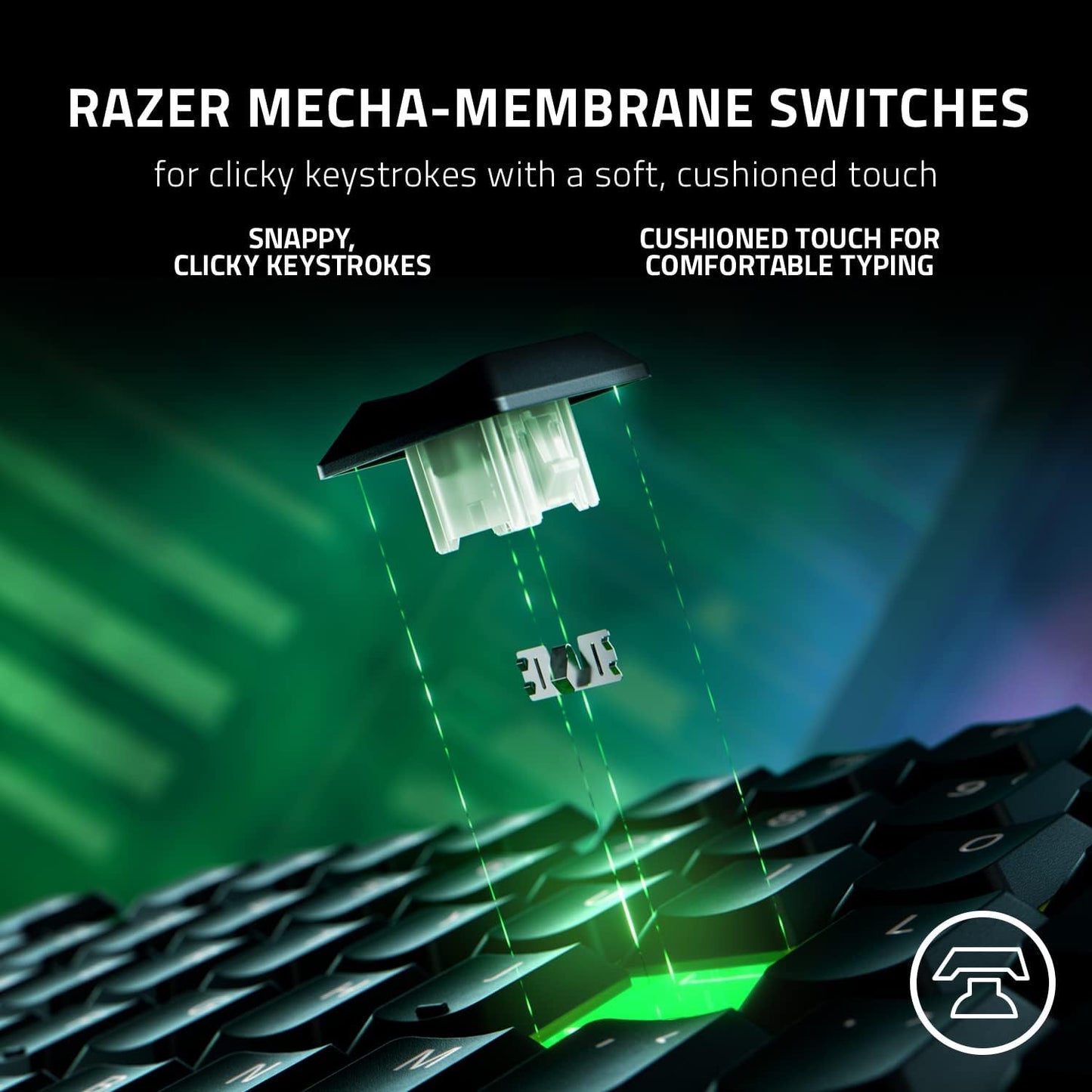 Razer Ornata V3 – Ergonomic Clicky Gaming Keyboard with Razer Chroma™ RGB