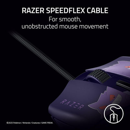 Razer Cobra Pokémon Gengar Edition - Lightweight Wired Gaming Mouse