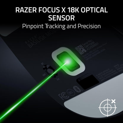 Razer Basilisk Mobile- Portable Ergonomic Wireless Gaming Mouse