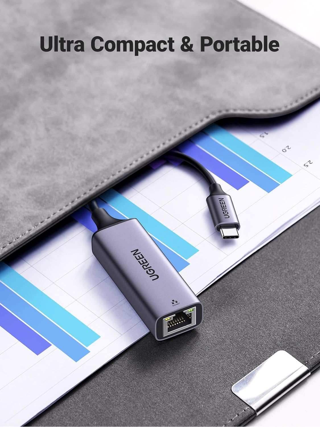 UGREEN USB-C to Ethernet Adapter (Thunderbolt 3) Ethernet LAN Network Adapter