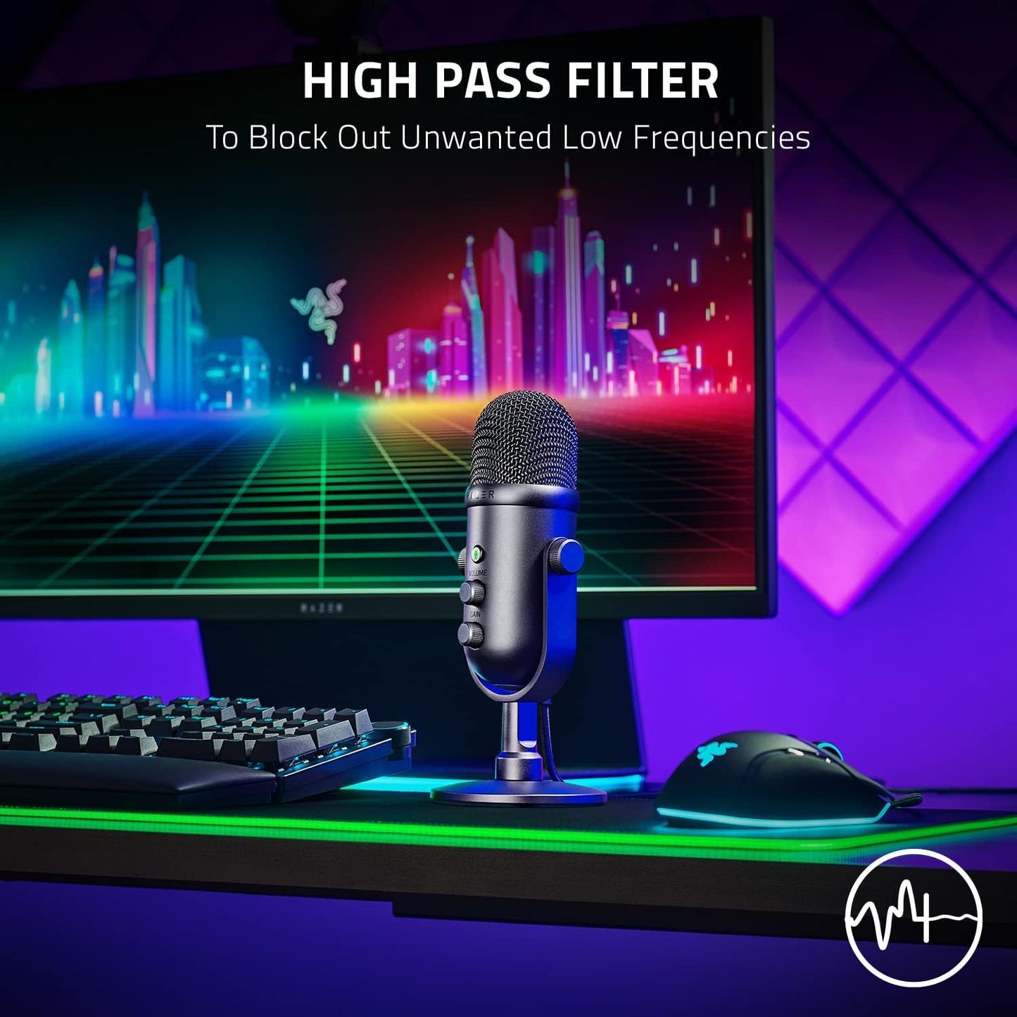 Razer Seiren V2 Pro – USB Streaming Microphone