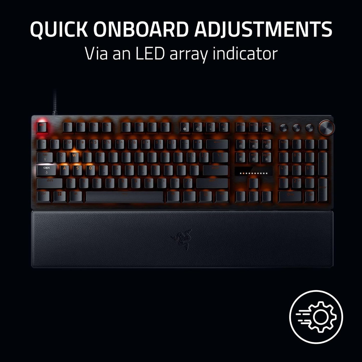 Razer Huntsman V3 Pro Esports Gaming Keyboard – Analog Optical Switches
