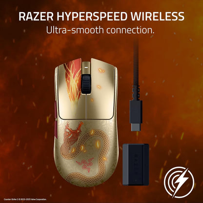 Razer Viper V3 Pro - Counter-Strike 2 Dragon Lore Wireless Gaming Mouse