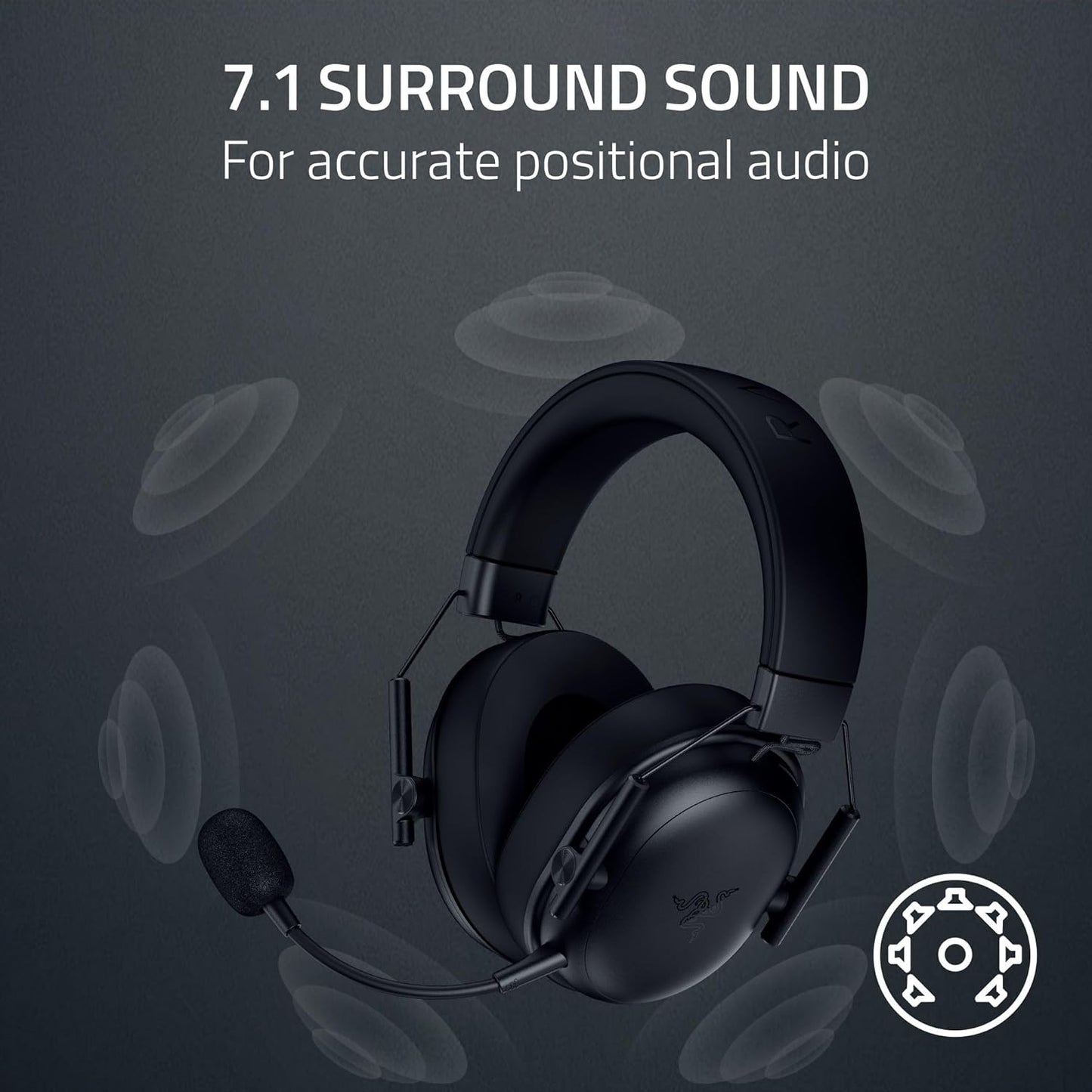 Razer BlackShark V3 X HyperSpeed - Wireless Esports Gaming Headset