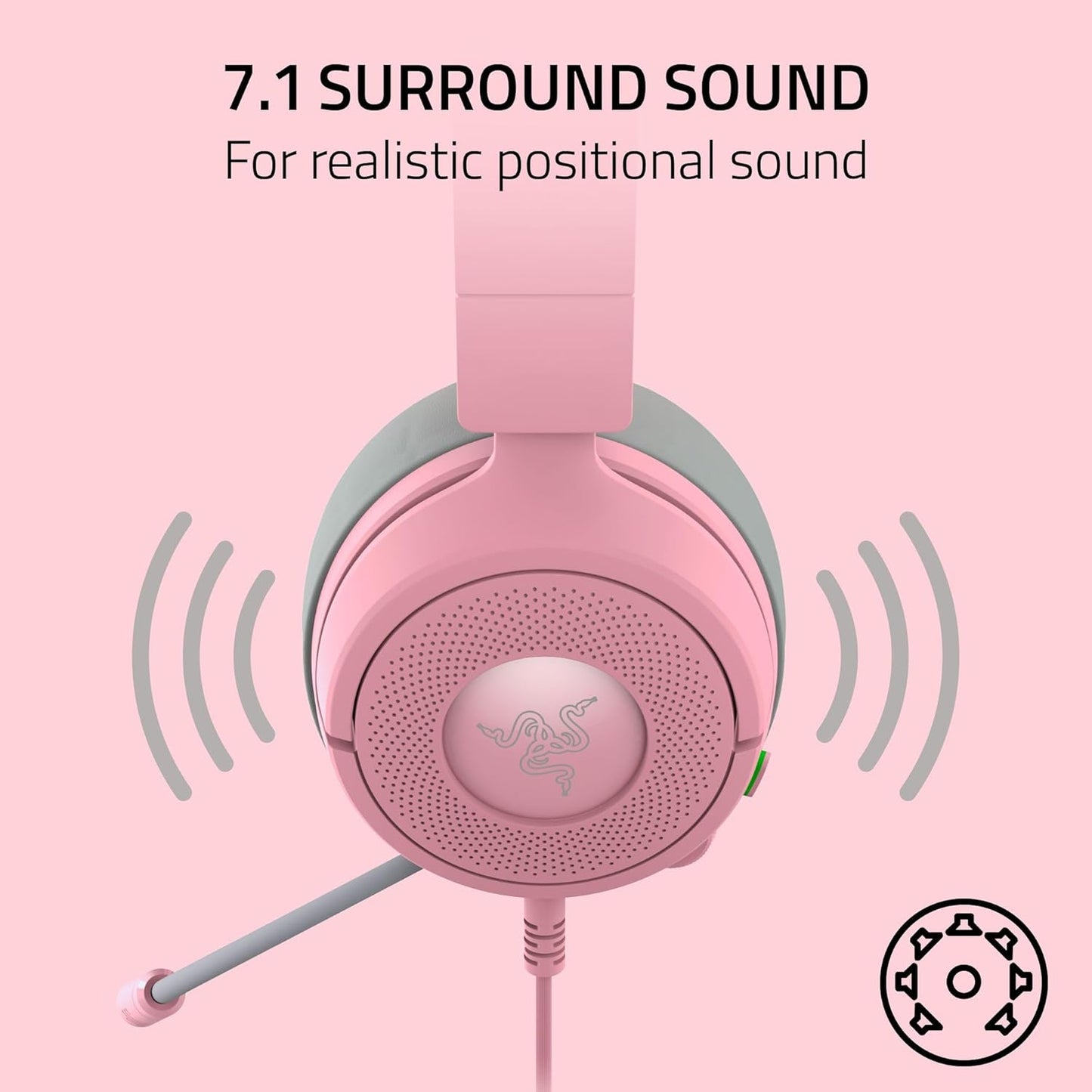 Razer Kraken Kitty V3 X Wired Gaming Headset