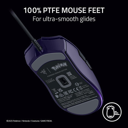 Razer Cobra Pokémon Gengar Edition - Lightweight Wired Gaming Mouse