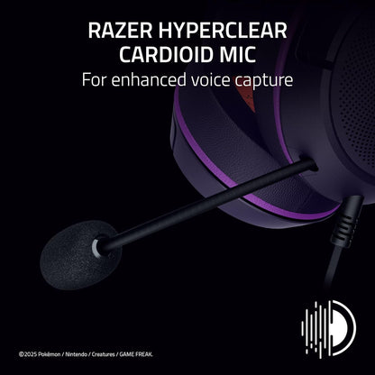 Razer Kraken Kitty V2 Pokémon Gengar Edition - USB Wired Headset