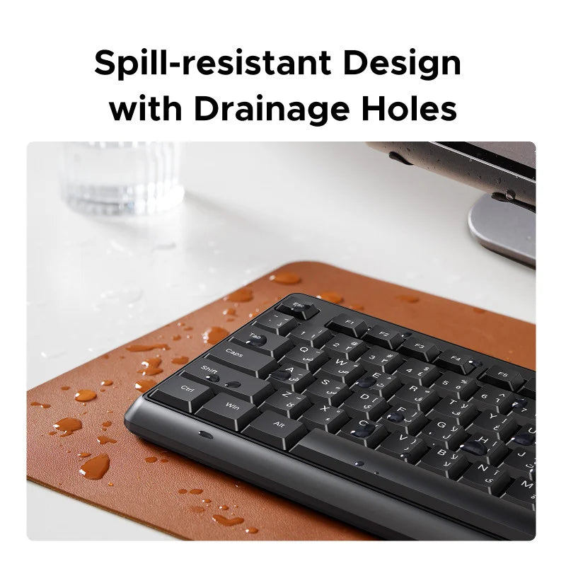 UGREEN 65771 High-Quality Water-Resistant Wired Eng/Arabic Keyboard