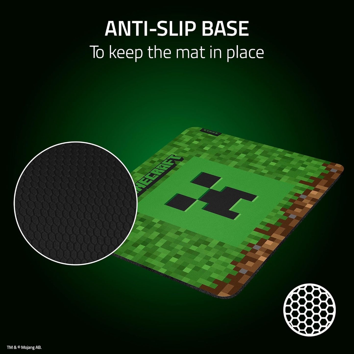 Razer Gigantus V2 Medium Gaming Mouse Pad – Minecraft Edition