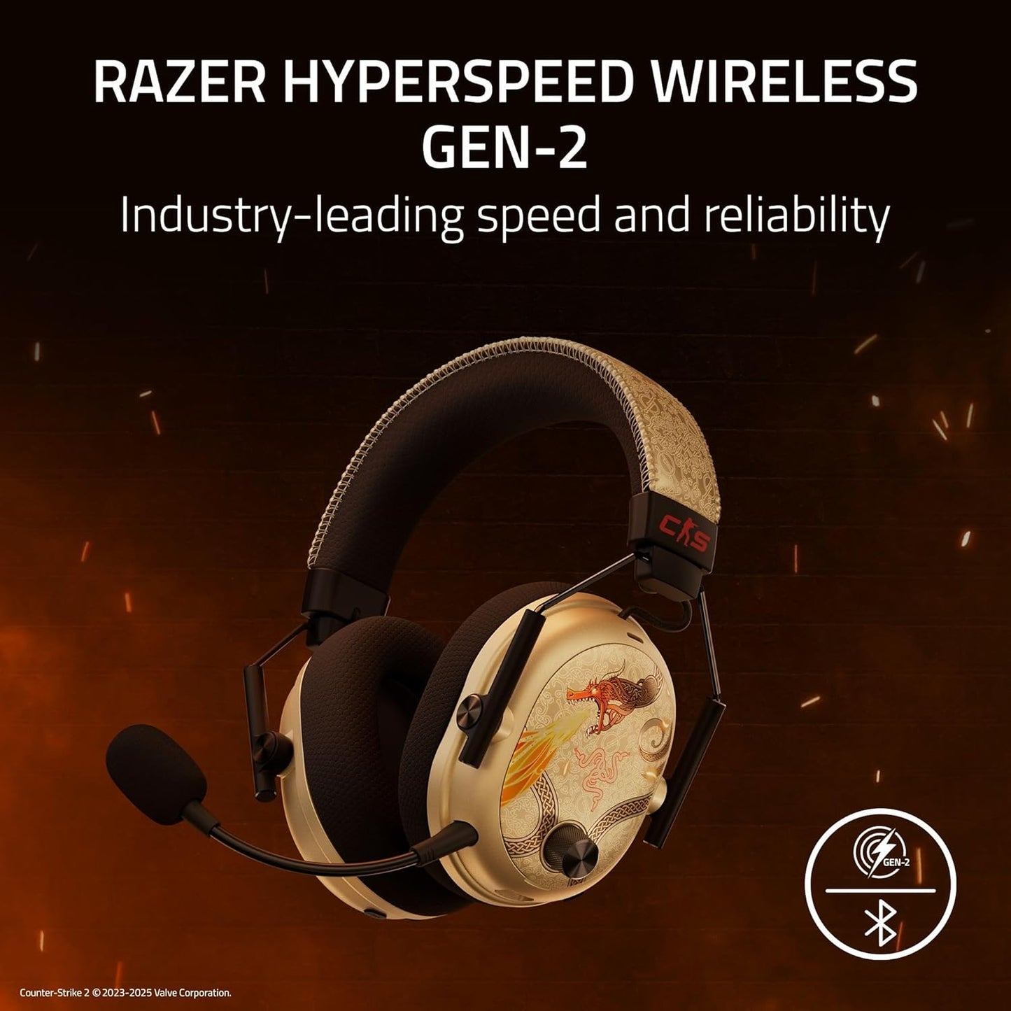 Razer BlackShark V3 Pro Counter-Strike 2 Edition - Wireless ANC Esports Headset