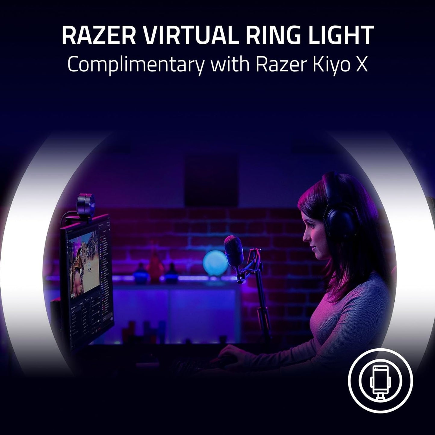 Razer Kiyo X - Full HD 1080p Webcam