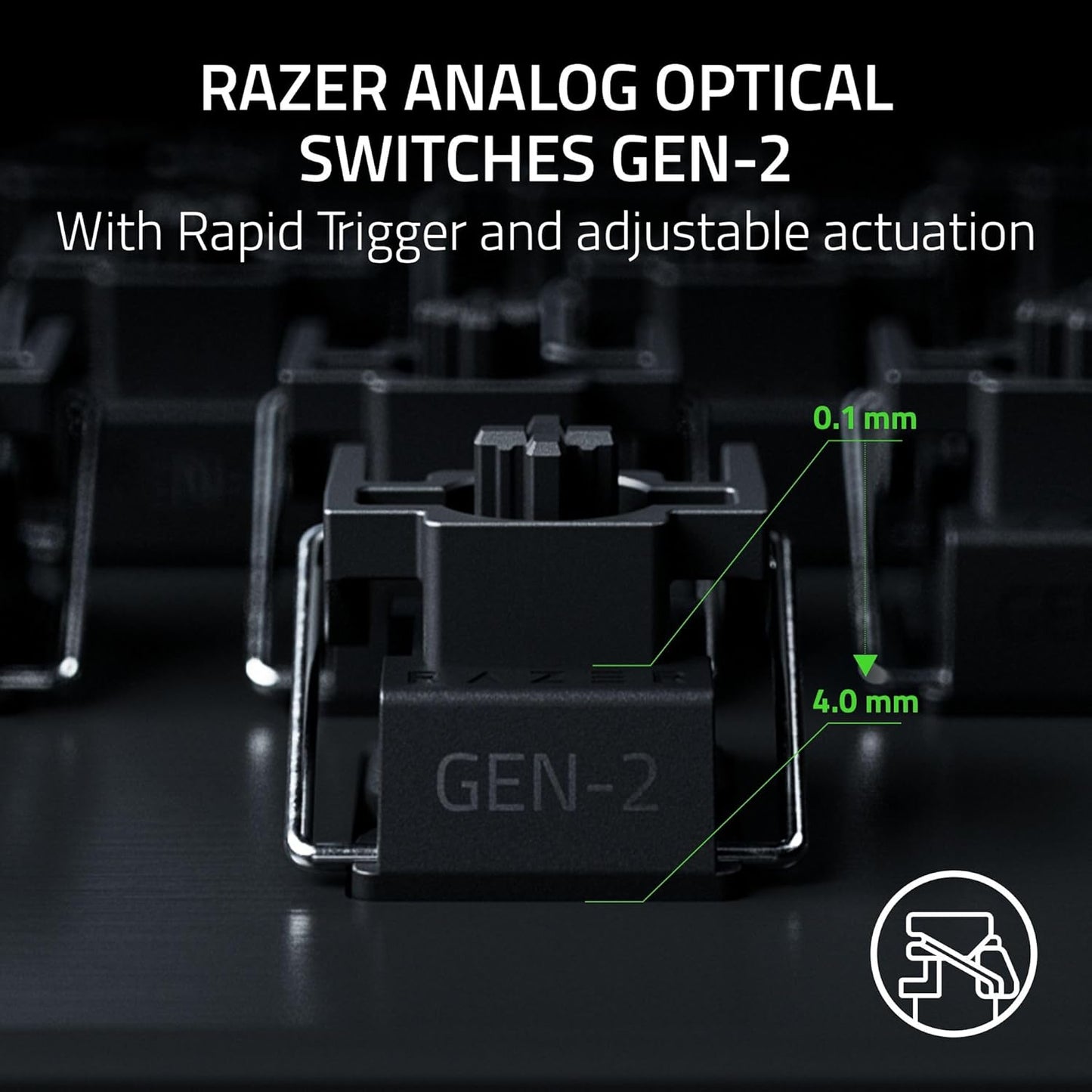 Razer Huntsman V3 Pro 8KHz - Analog Optical Esports Keyboard