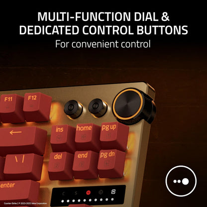 Razer Huntsman V3 Pro TKL Counter-Strike 2 Edition - Esports Gaming Keyboard