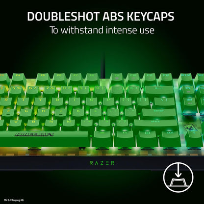 Razer BlackWidow V4 X Minecraft Edition Mechanical Gaming Keyboard – Green Switches