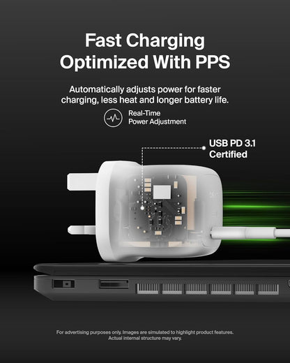 Belkin BoostCharge Compact USB-C Wall Charger 65W
