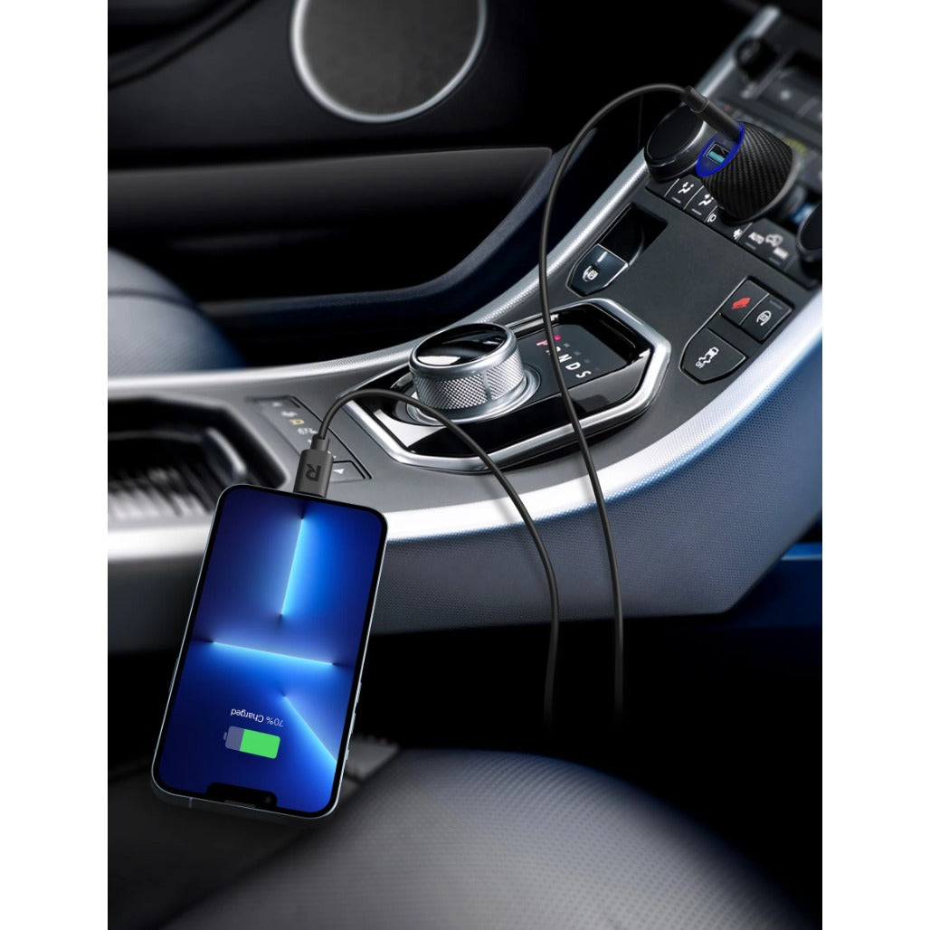 RAVPower VC030 Dual Port USB C Car Charger