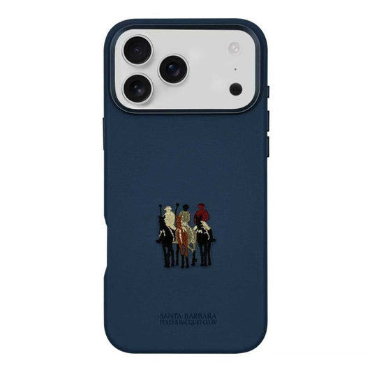 Santa Barbara Polo & Racquet Club Justin Series Leather Case for iPhone 17 Pro / iPhone 17 Pro Max