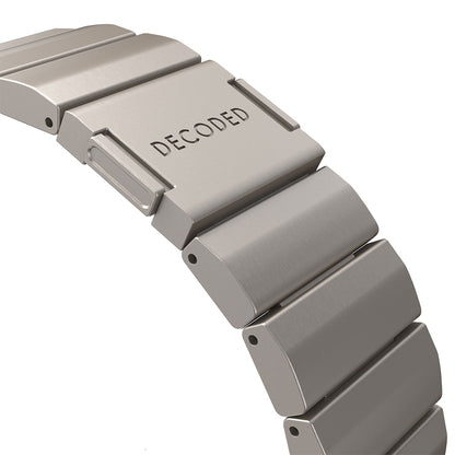 Decoded Black Titanium Watch Band for Apple Watch Ultra 1, 2 & 3 – Magnetic Metal Link Bracelet