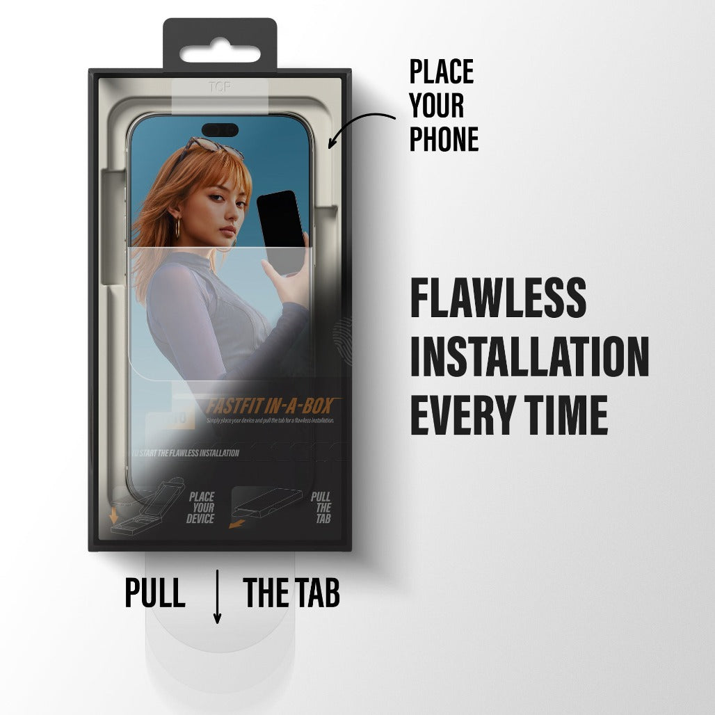 PanzerGlass Anti-reflective Armor Screen Protector iPhone 18 Pro /18 Pro Max w. FASTFIT IN-A-BOX
