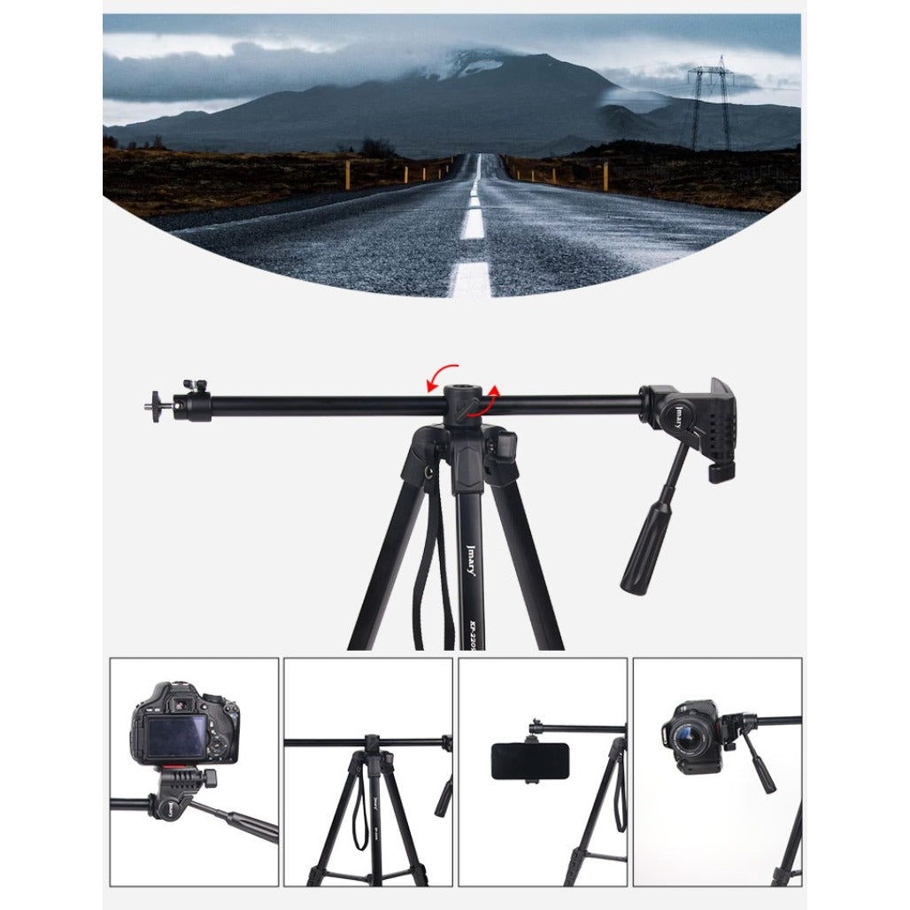 Jmary KP-2209 1.7M Horizontal Axis Tripod for Camera & Mobile - 20 Pieces
