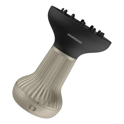Porodo Portable High-Speed Hair Diffuser and Dryer for Curly Hair - Black & Gold