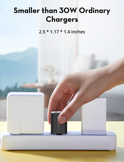 RAVPower 35W Fast Wall Charger EU Plug - Black - RP-PC1046