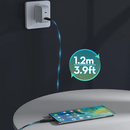 RAVPower RP-CB1037 60W C-C 1.2M USB2.0 3A Cable