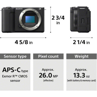 Sony ZV-E10 II Mirrorless Camera - Body Only