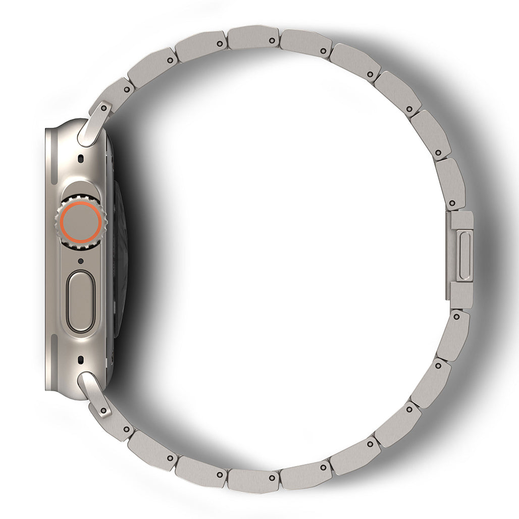 Decoded Black Titanium Watch Band for Apple Watch Ultra 1, 2 & 3 – Magnetic Metal Link Bracelet