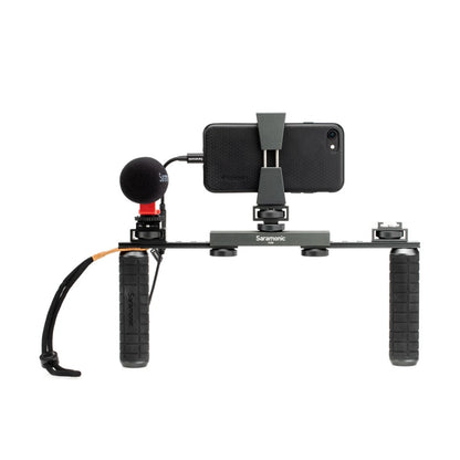 Saramonic VGM Smartphone / Camera Vlogging & Video Kit w/ Stabilizing Grips, Accessory Mounts & Vmic Mini Mic