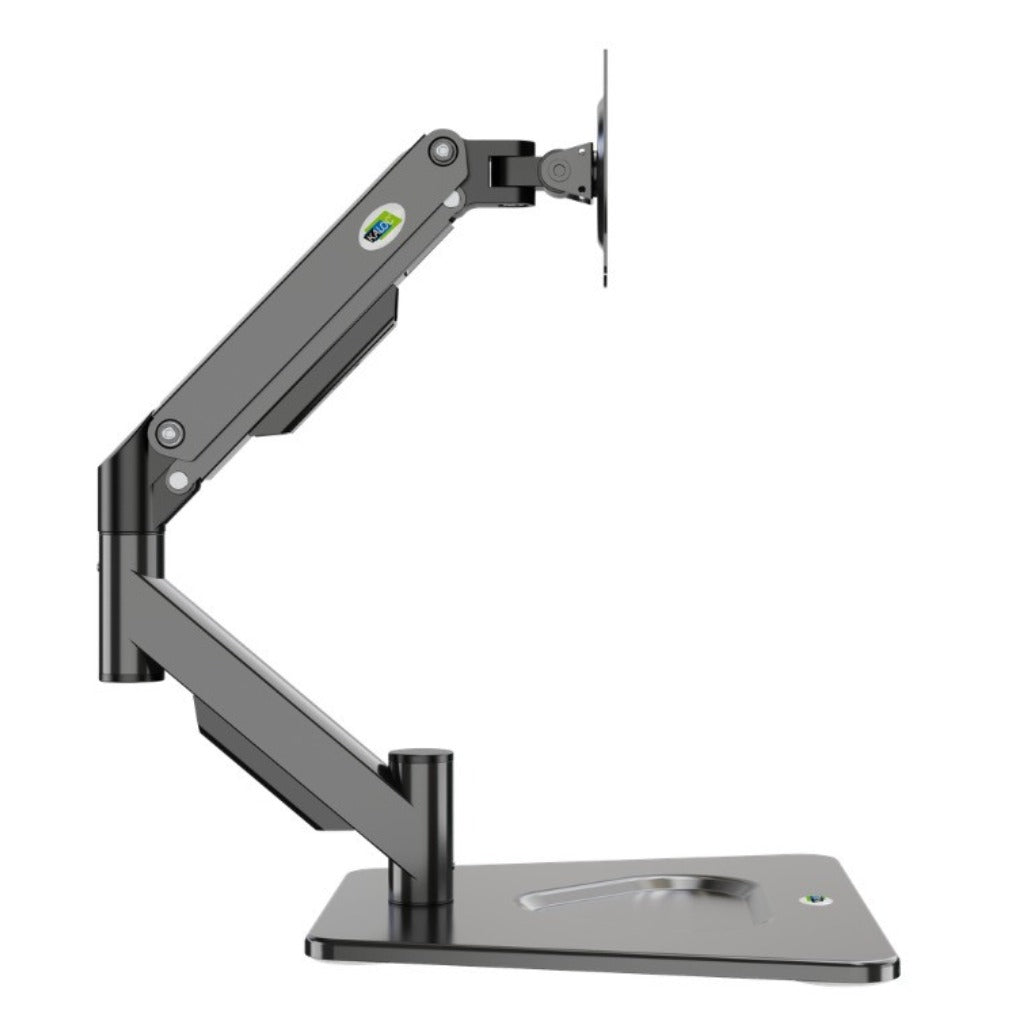 Kaloc DF100 17–32" Monitor Stand with Gas Spring Arm, Adjustable Heavy-Duty Desk Mount